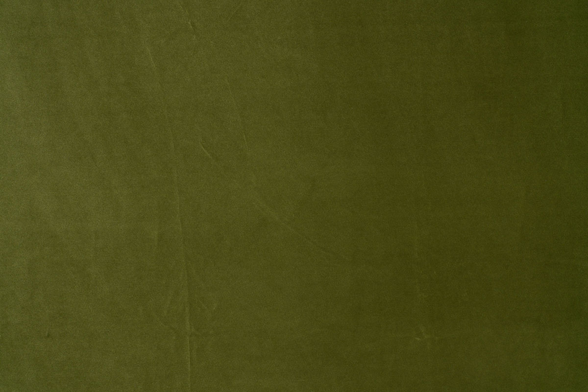 Castellano green colored fabric curtain