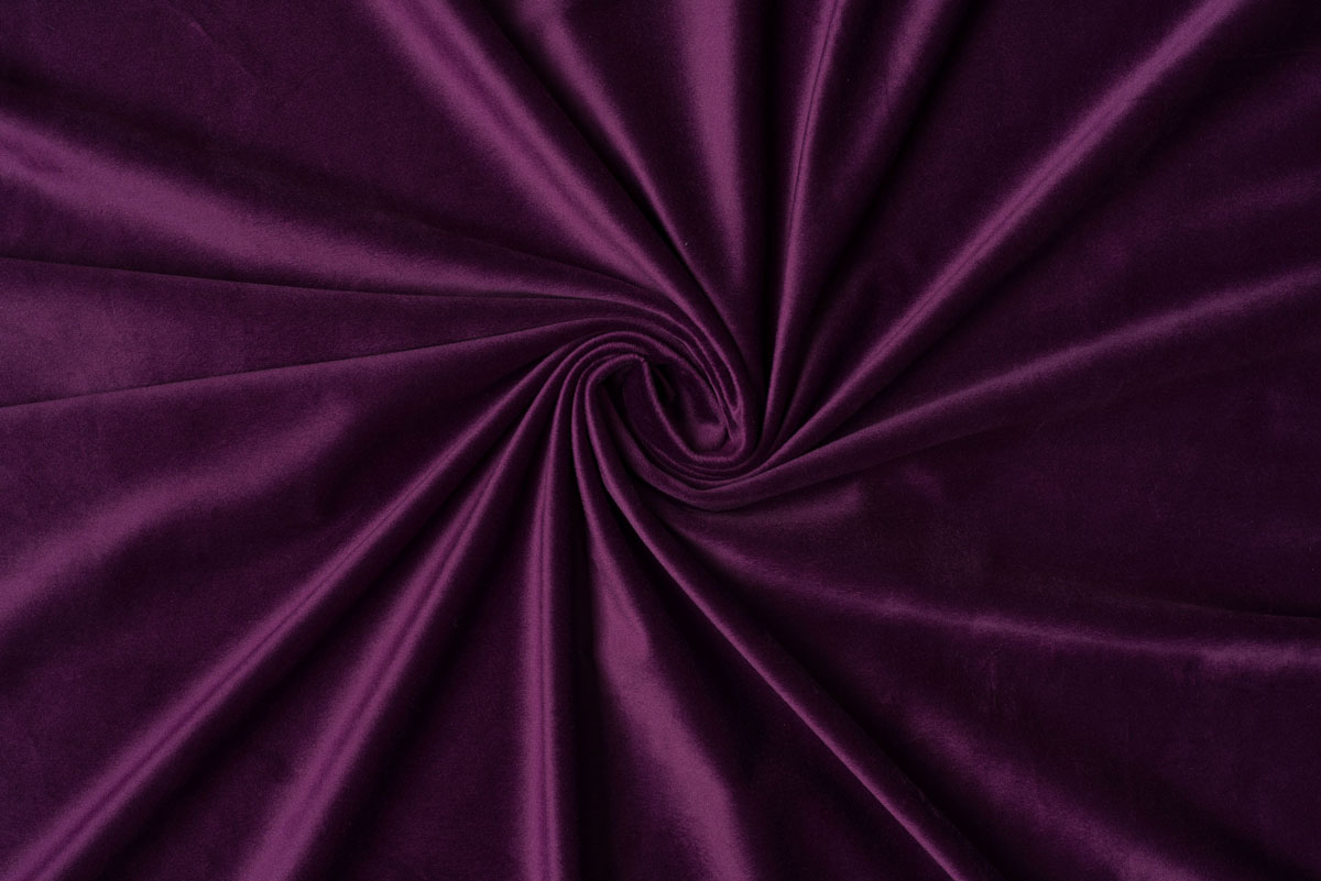 Castellano purple colored fabric curtain