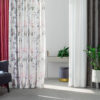 Castellano pink colored fabric curtain