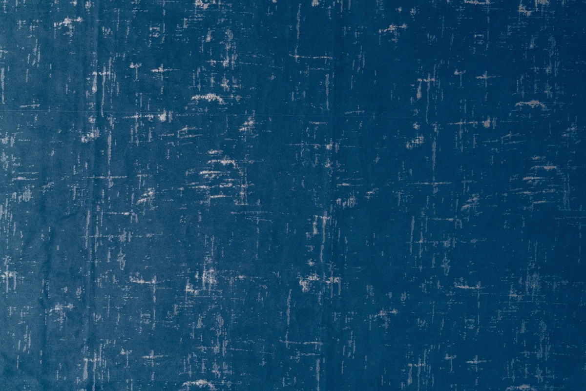 Scento Curtain Blue Colored Fabric