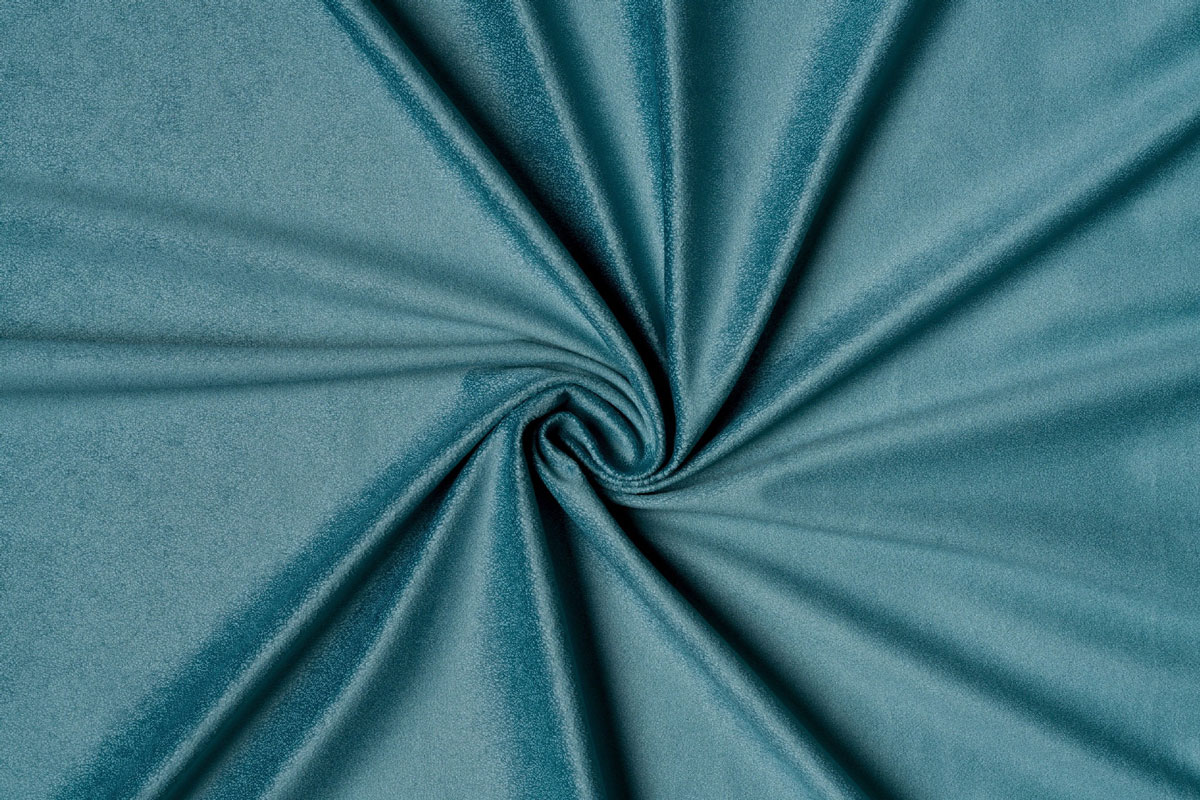 Tempera Curtain Turquoise colored fabric