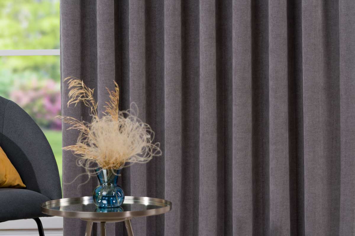 Java Curtain grey fabric