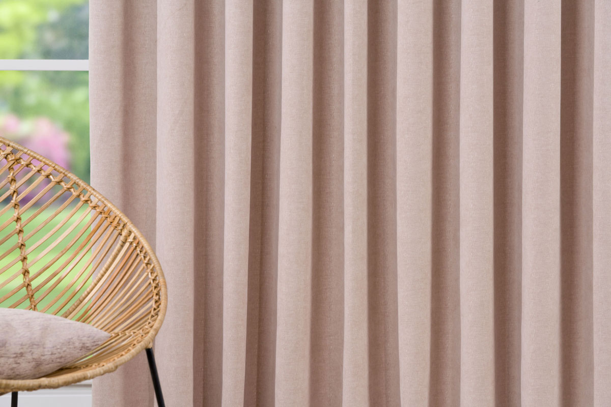 Java Curtain coffee fabric