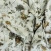 Kassandra Curtain beige flower pattern fabric