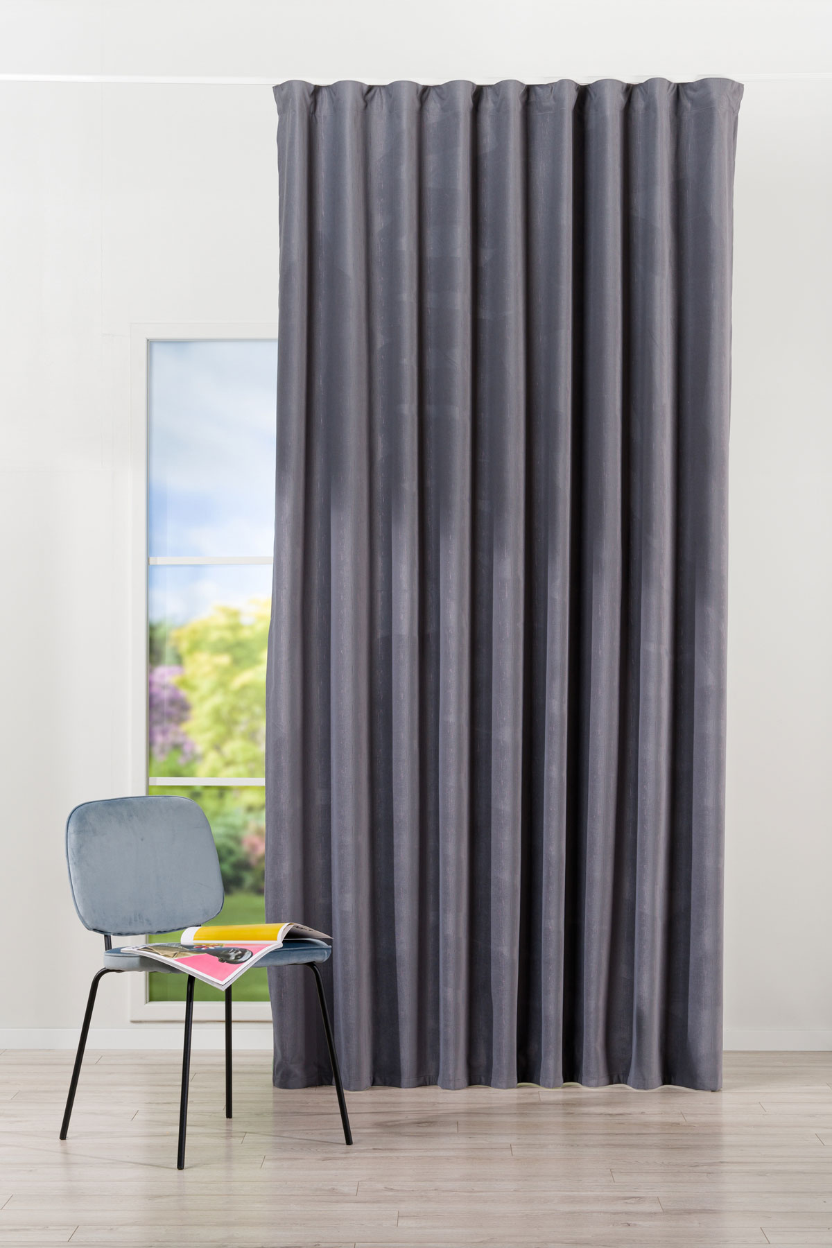 Neptun Curtain Purple colored fabric
