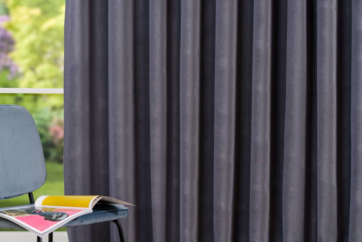 Neptun Curtain Purple colored fabric