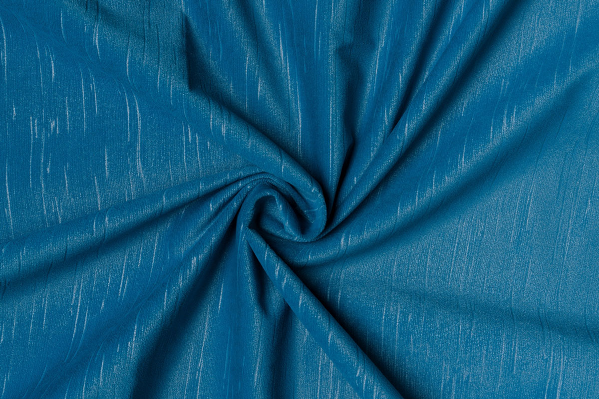 Neptun Curtain Blue colored fabric