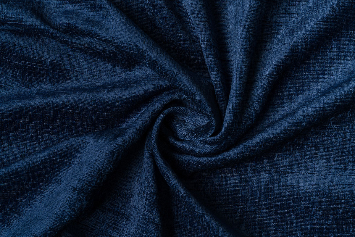 Velar Curtain Blue colored fabric