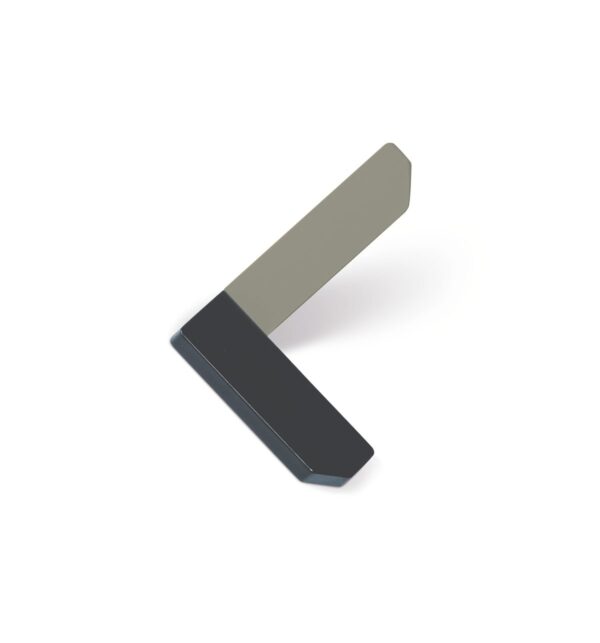 Corner wall hook moss grey