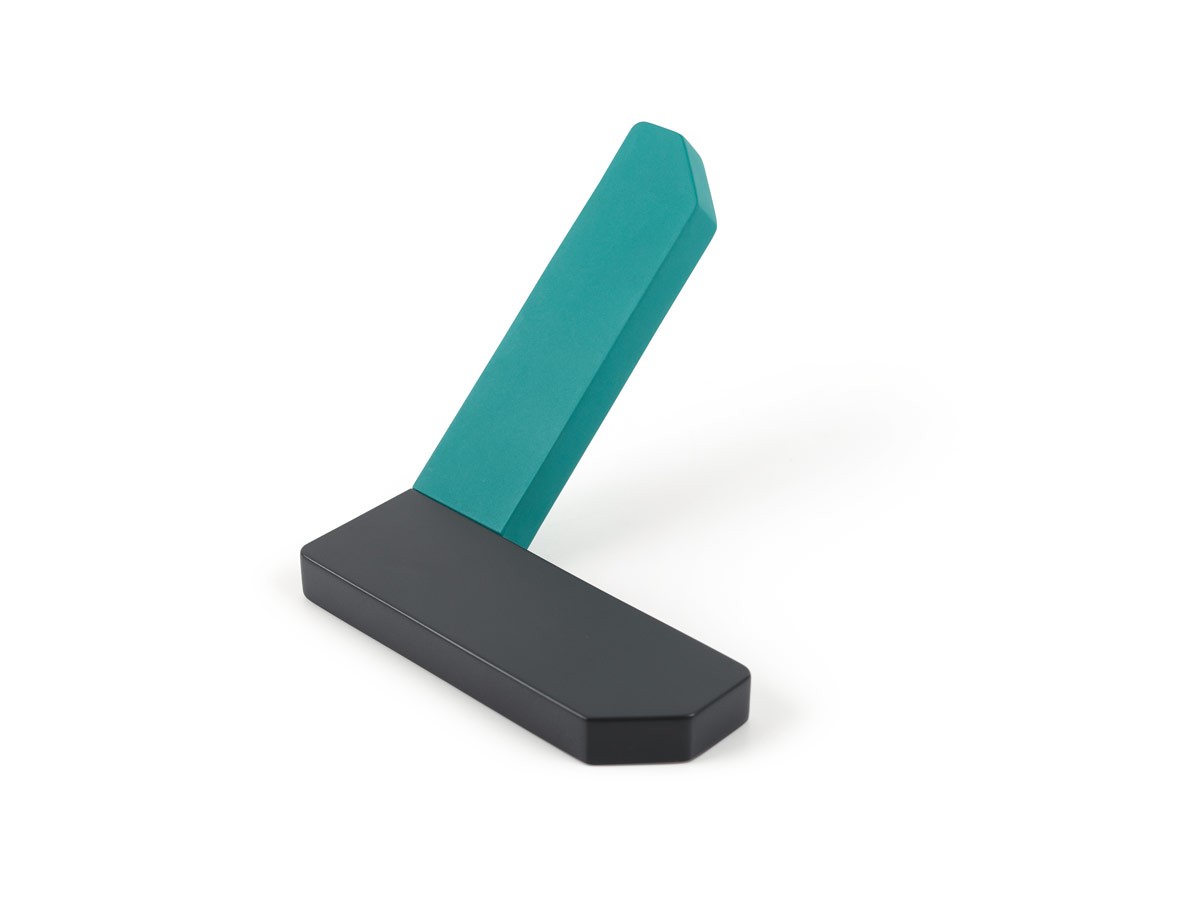 Corner wall hook turquoise