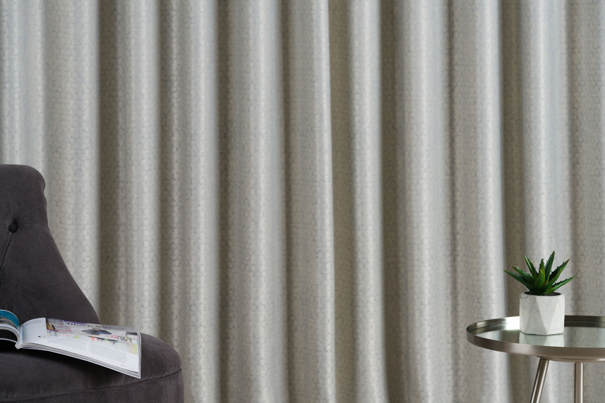 Agadir Curtain grey fabric