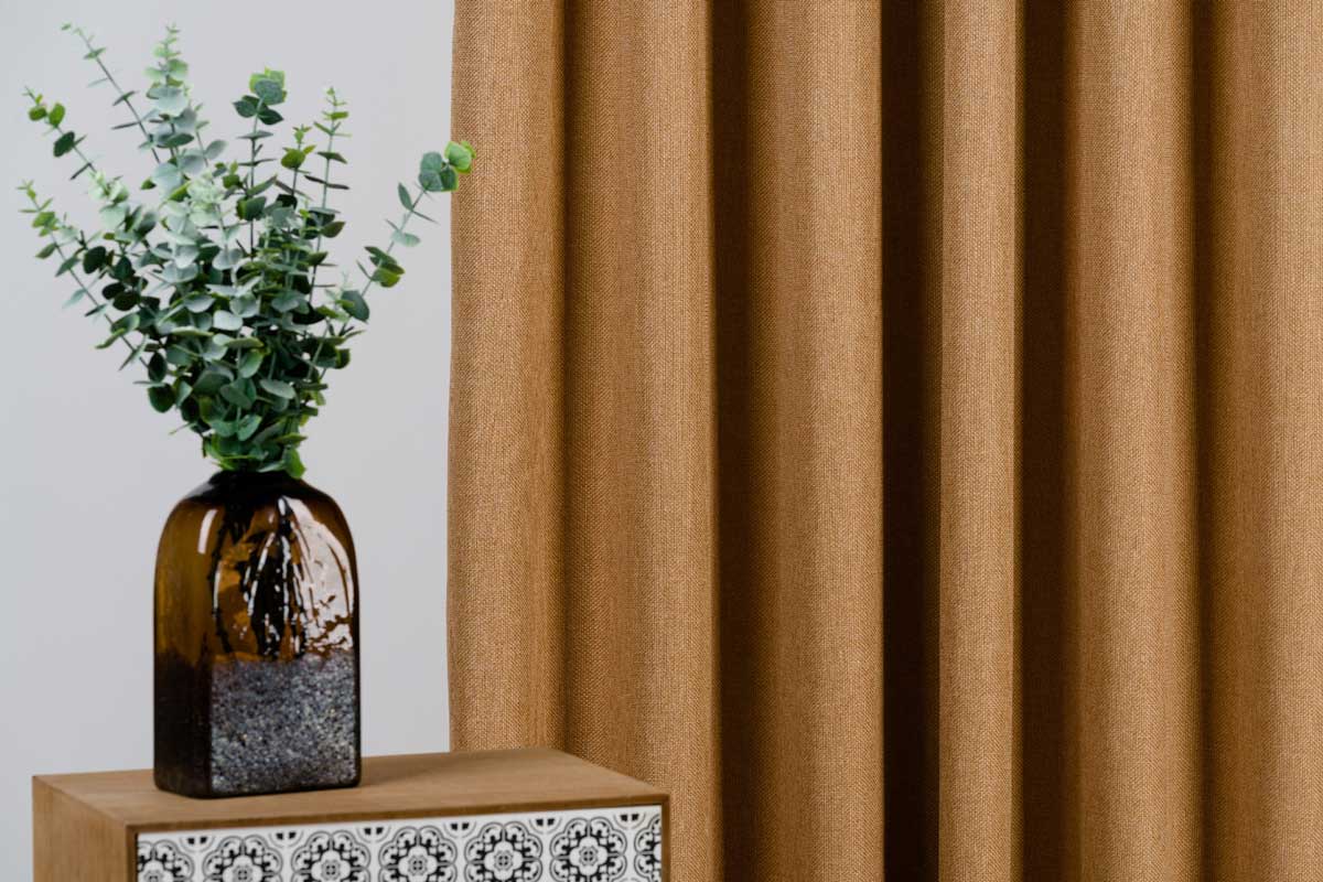 Cheer Curtain walnut fabric