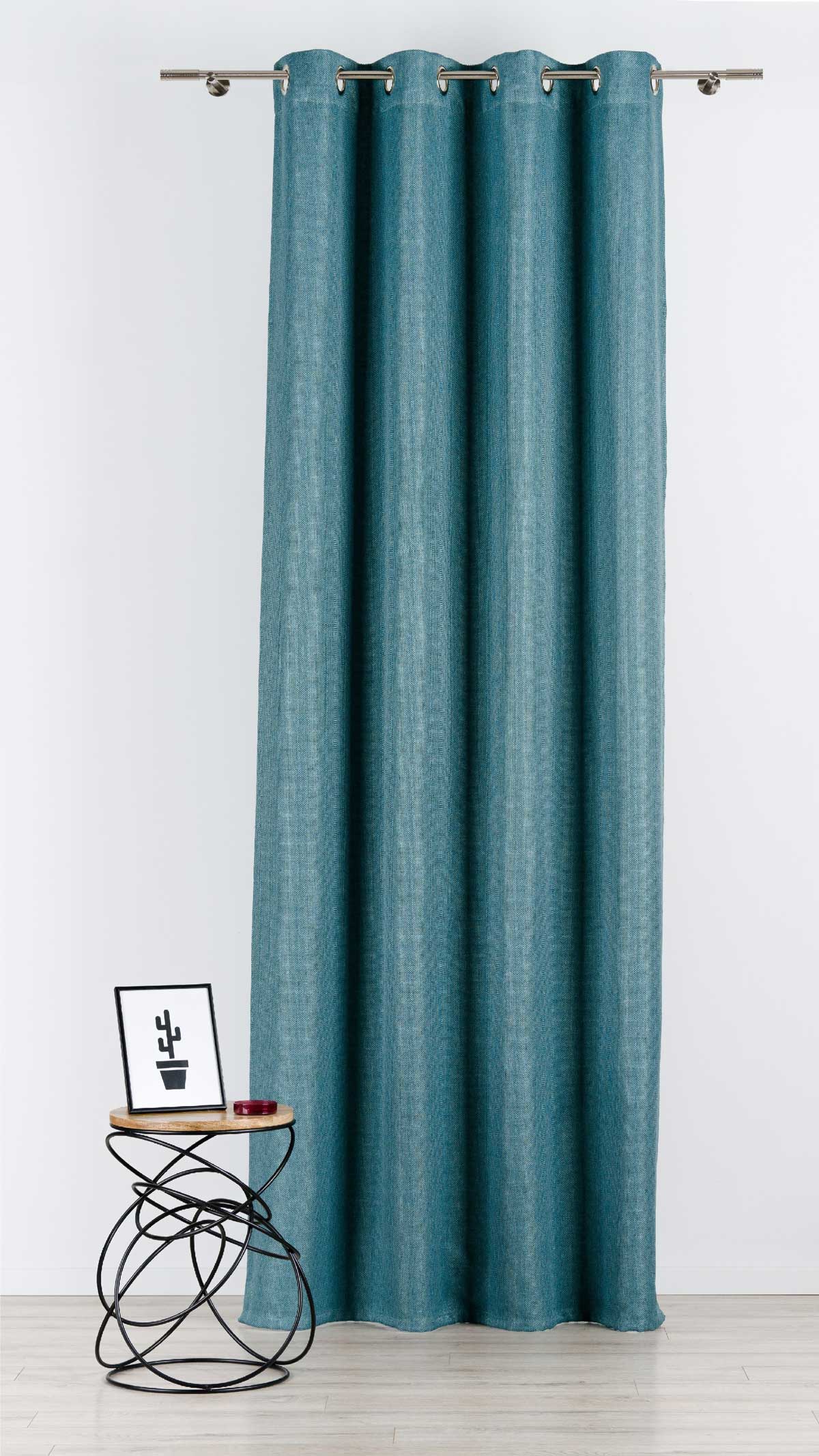 Cheer Curtain turquoise fabric