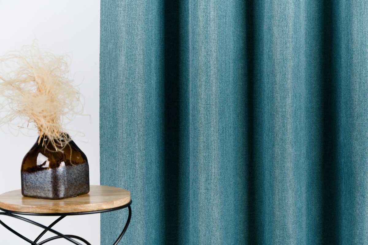 Cheer Curtain turquoise fabric