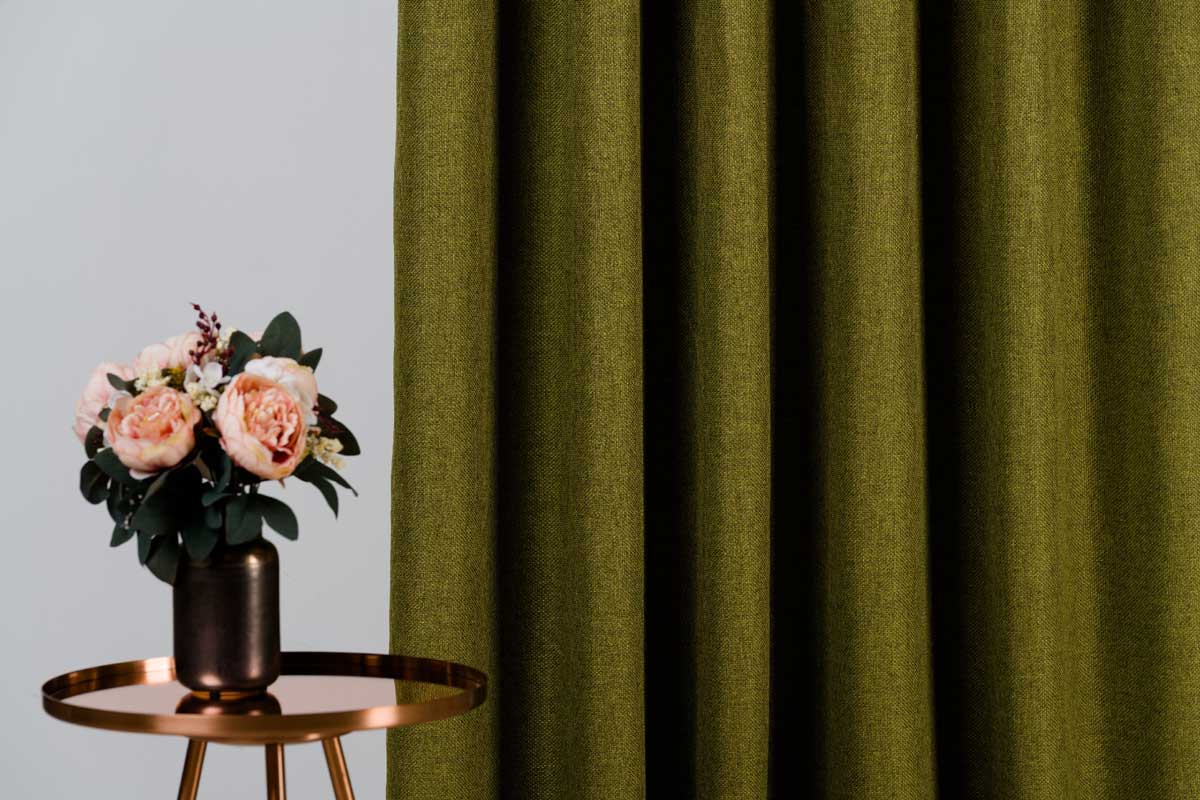 Cheer Curtain green fabric