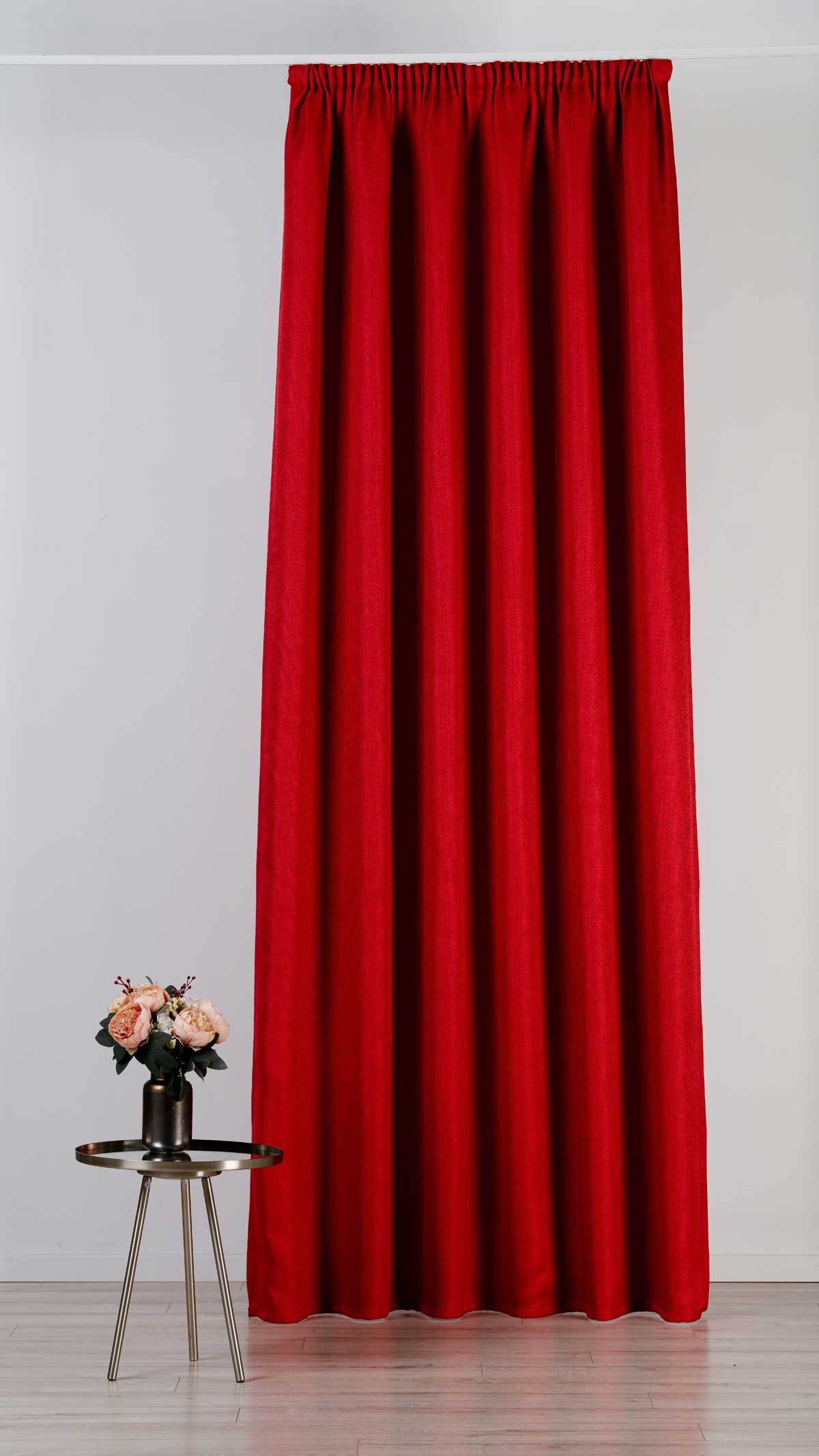 Cheer Curtain red fabric