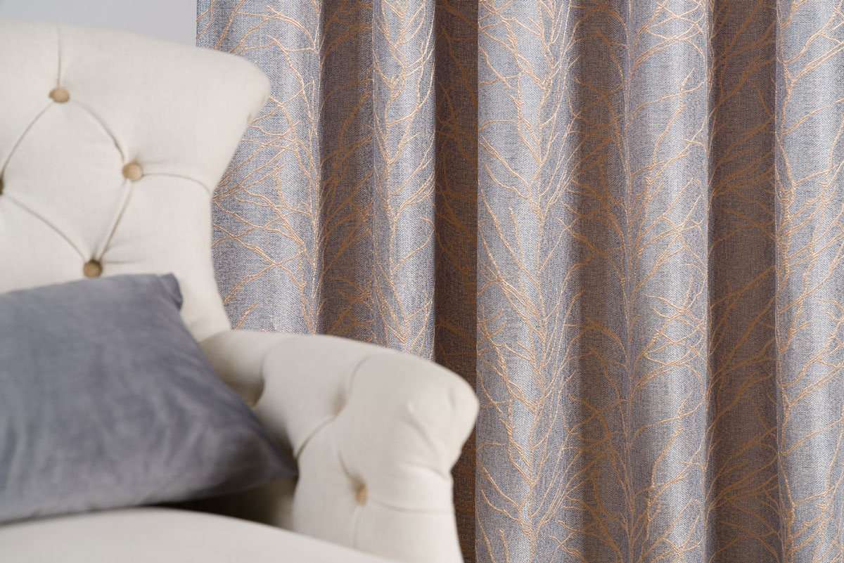 Norrland Curtain grey fabric