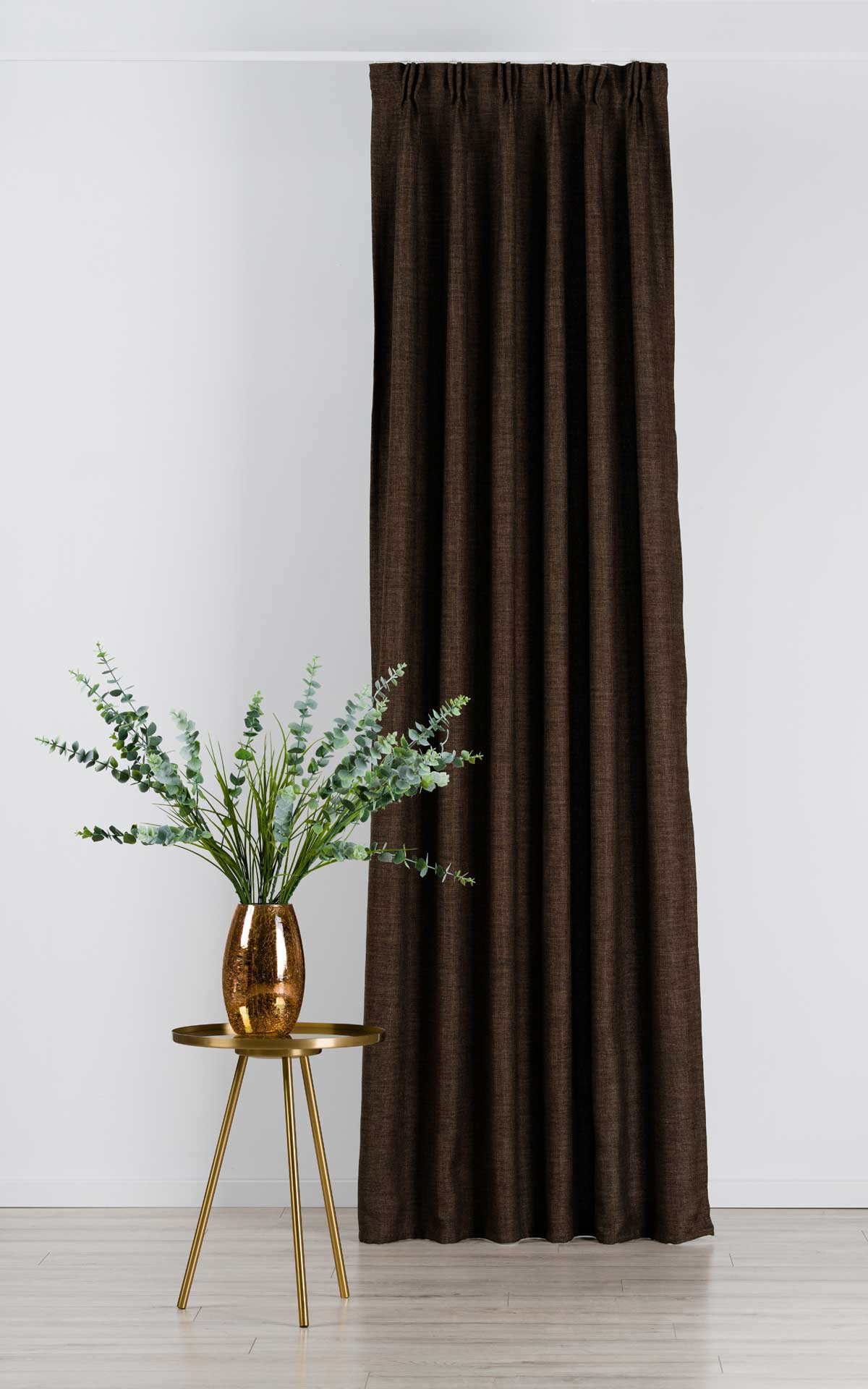 Pedro Curtain Brown fabric
