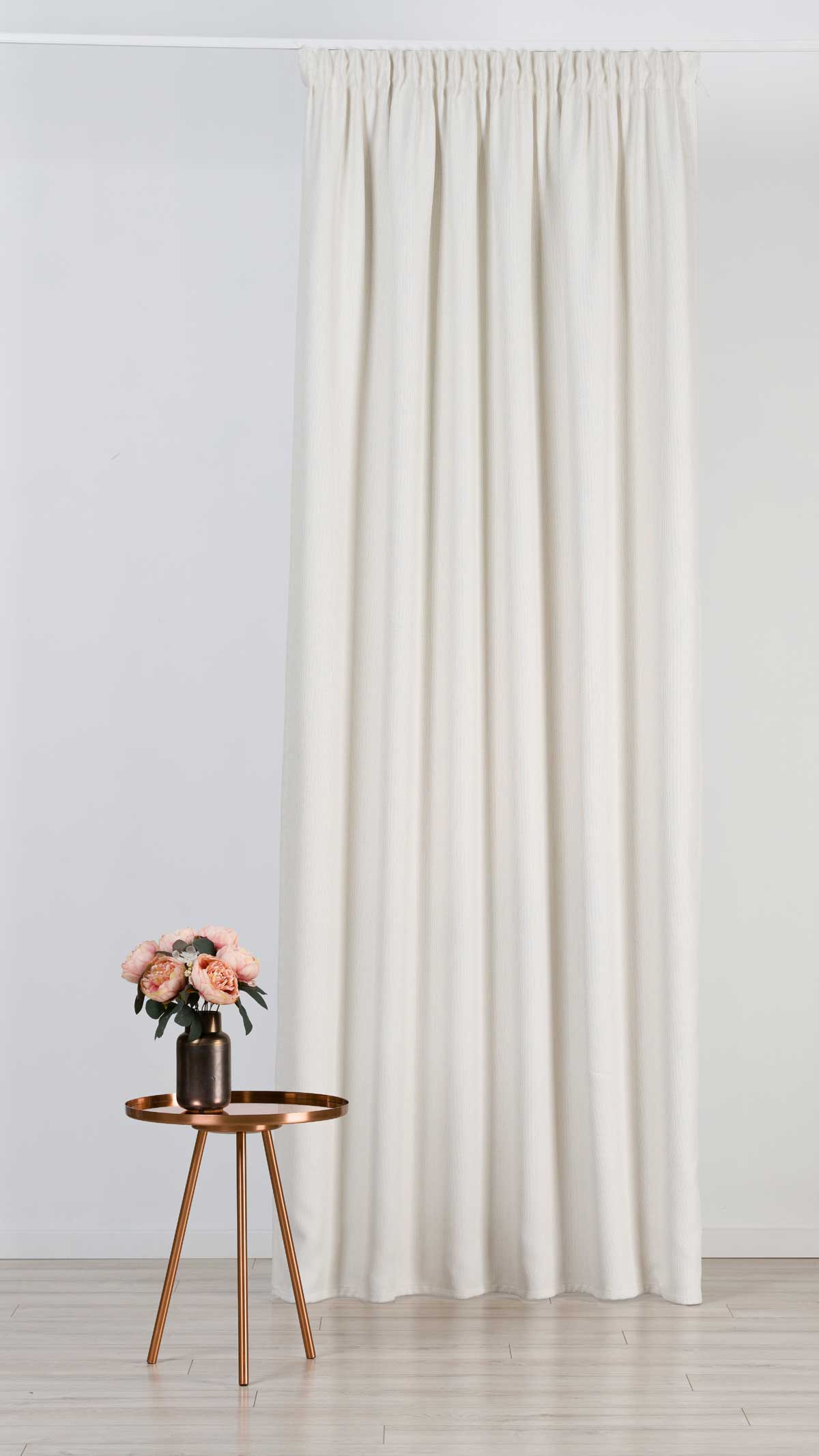 Tyler Curtain white fabric