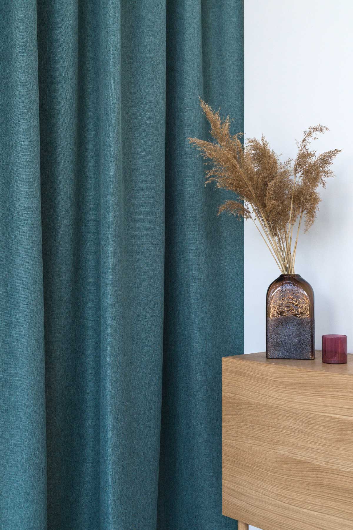 Butler Curtain Turquoise fabric