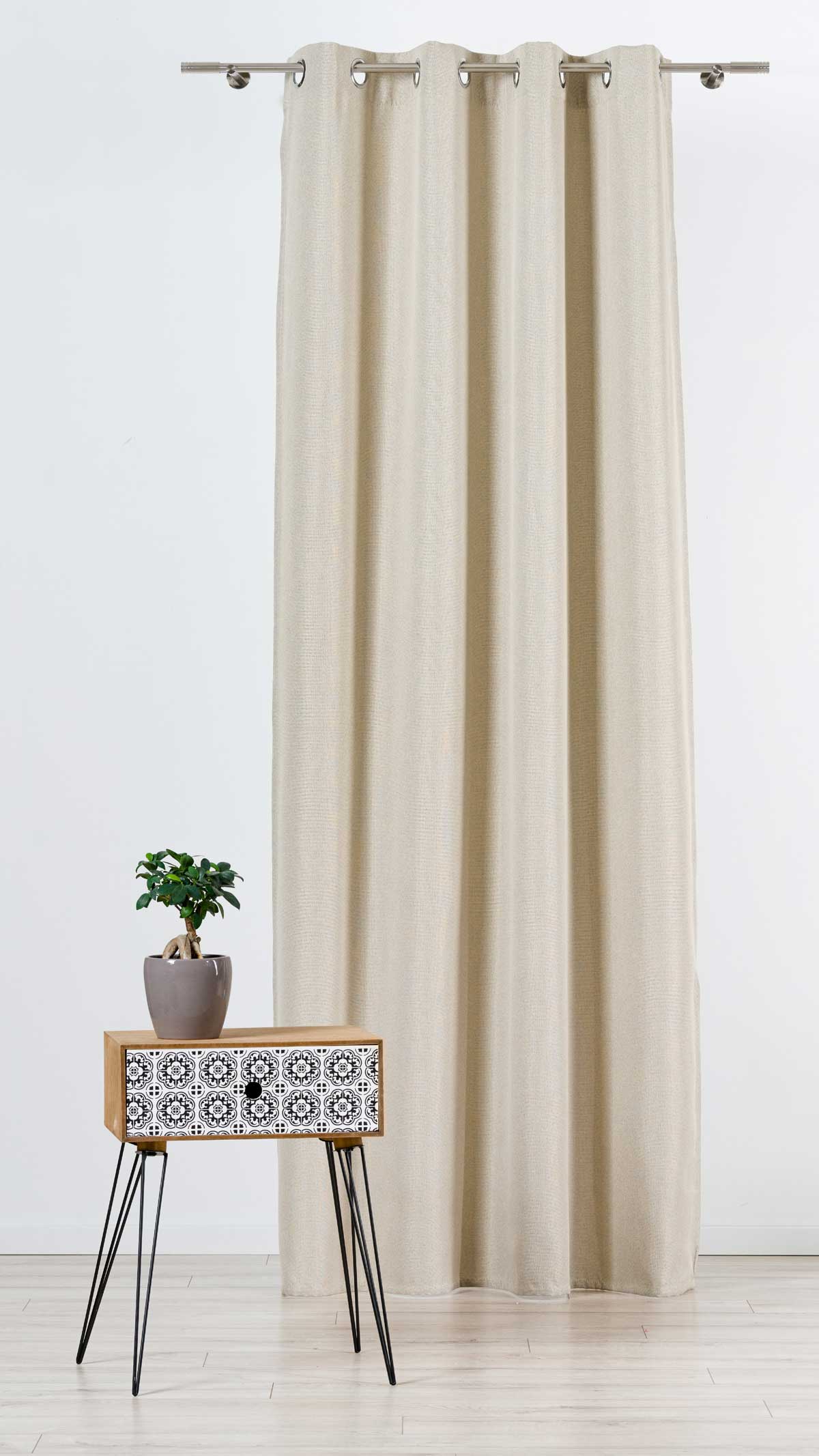 Butler Curtain beige fabric