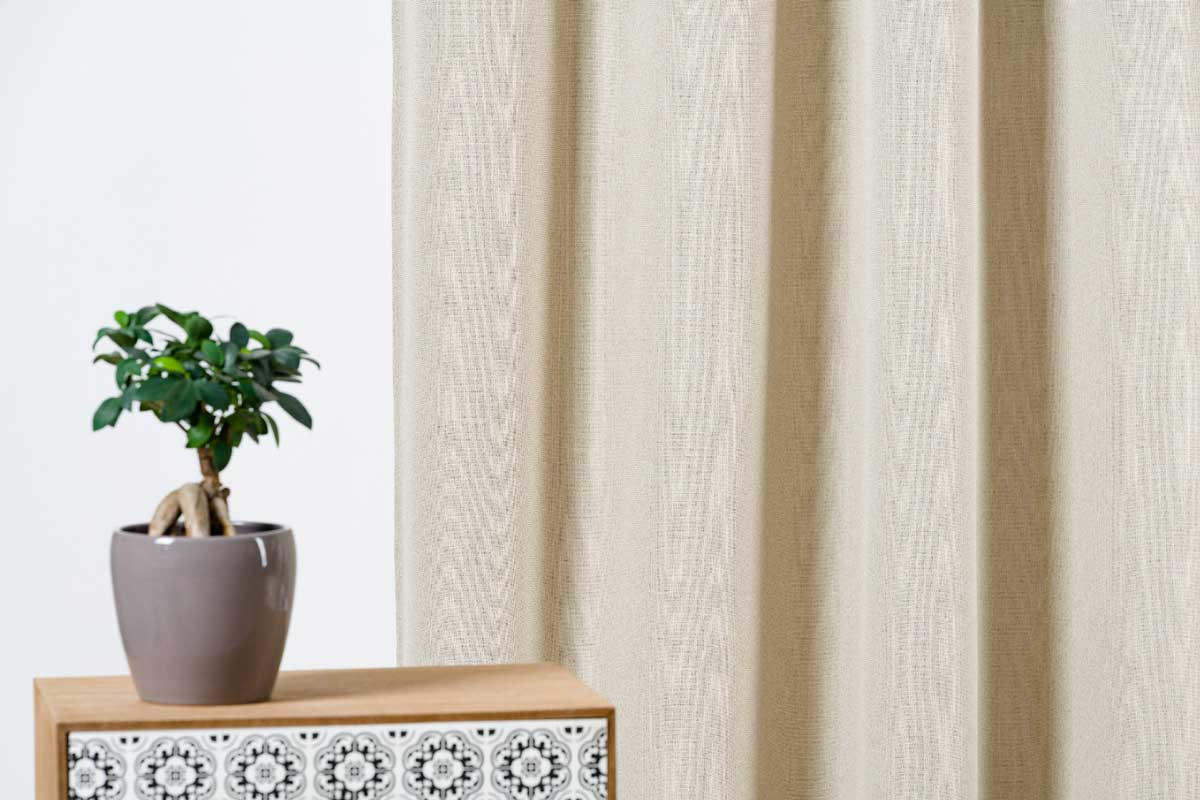 Butler Curtain beige fabric