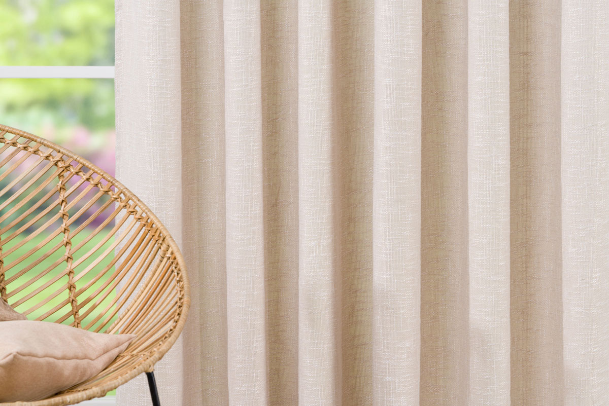 Riva Curtain beige fabric