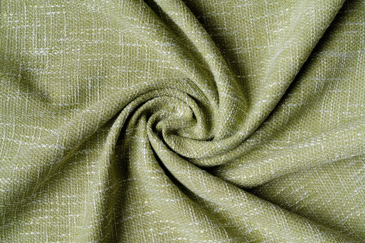Riva Curtain green fabric