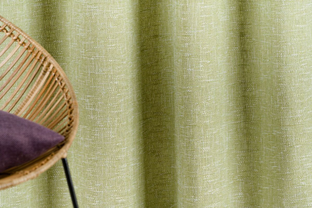 Riva Curtain green fabric