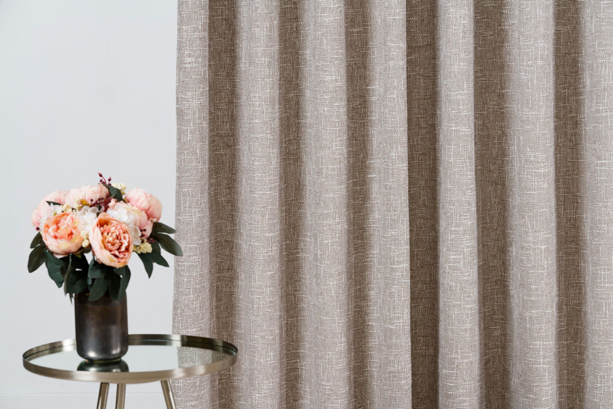 Riva Curtain grey fabric
