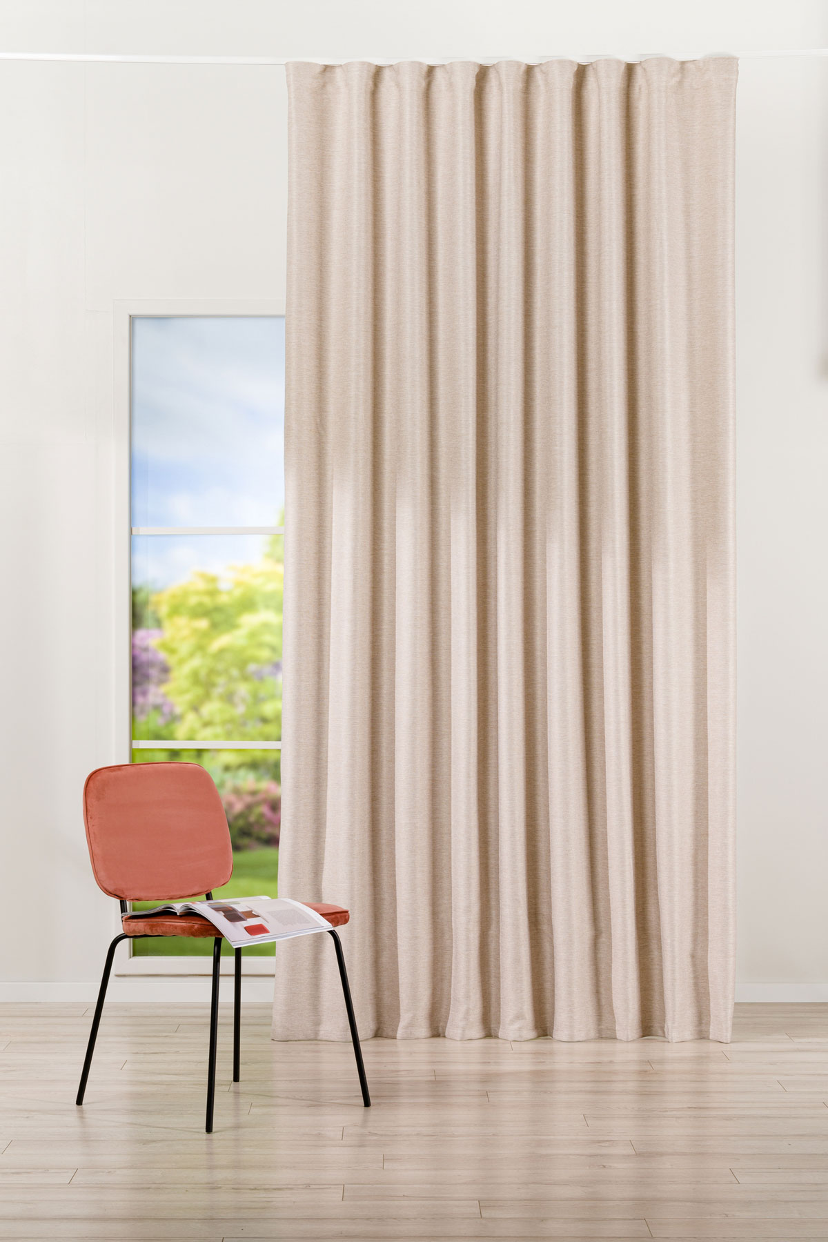 Amadeo Curtain beige fabric