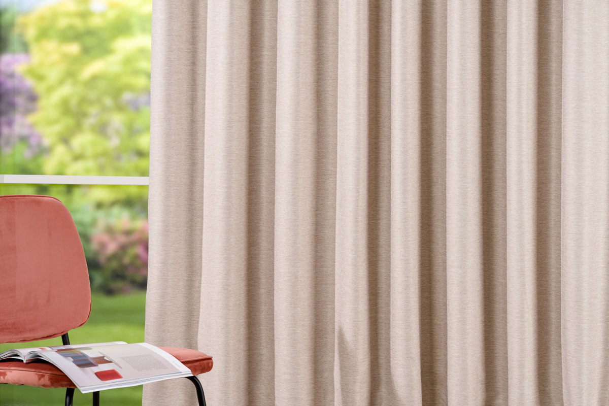 Amadeo Curtain beige fabric