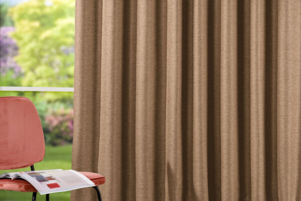 Amadeo Curtain coffee fabric