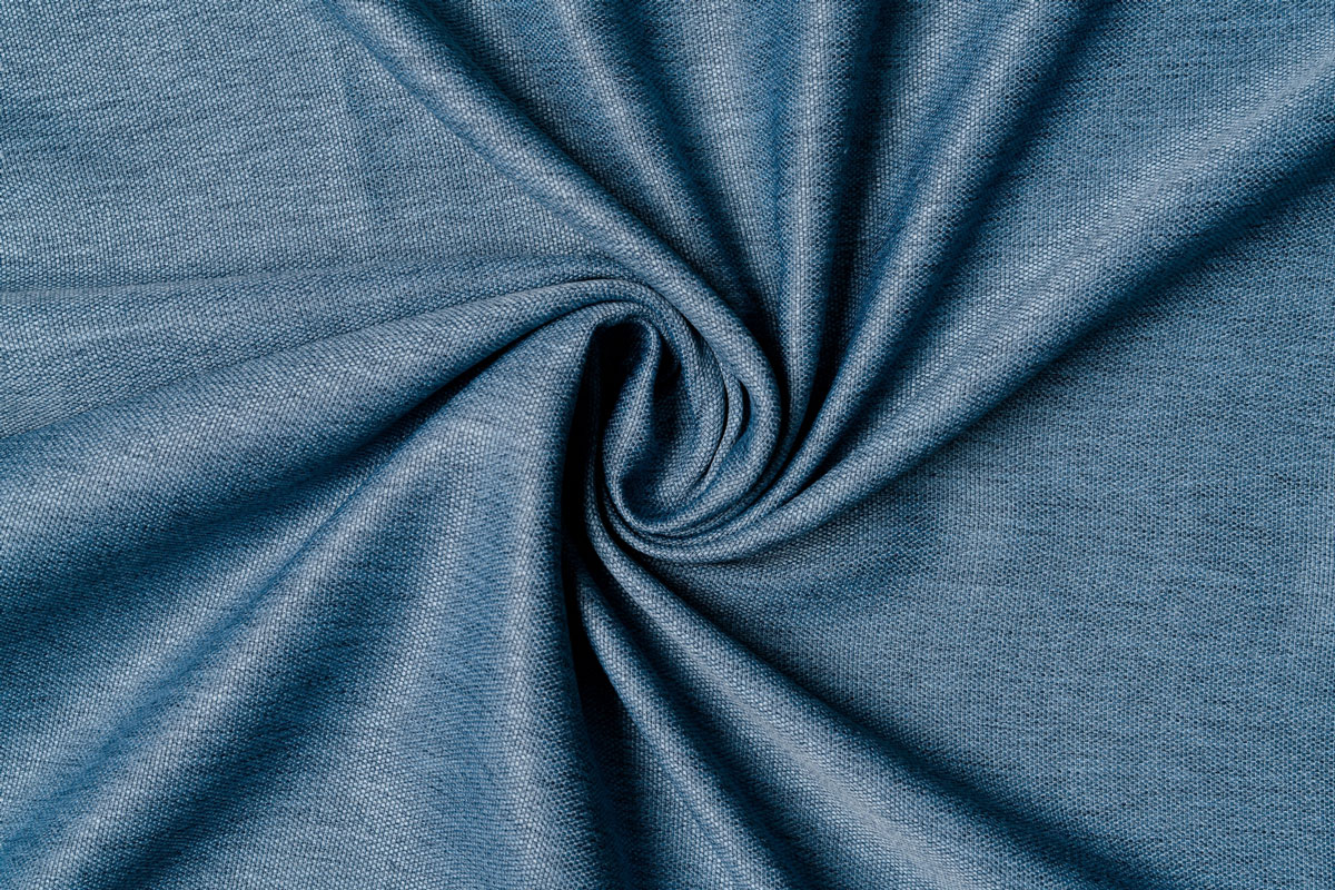 Amadeo Curtain blue fabric