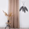 Atacama Curtain beige fabric