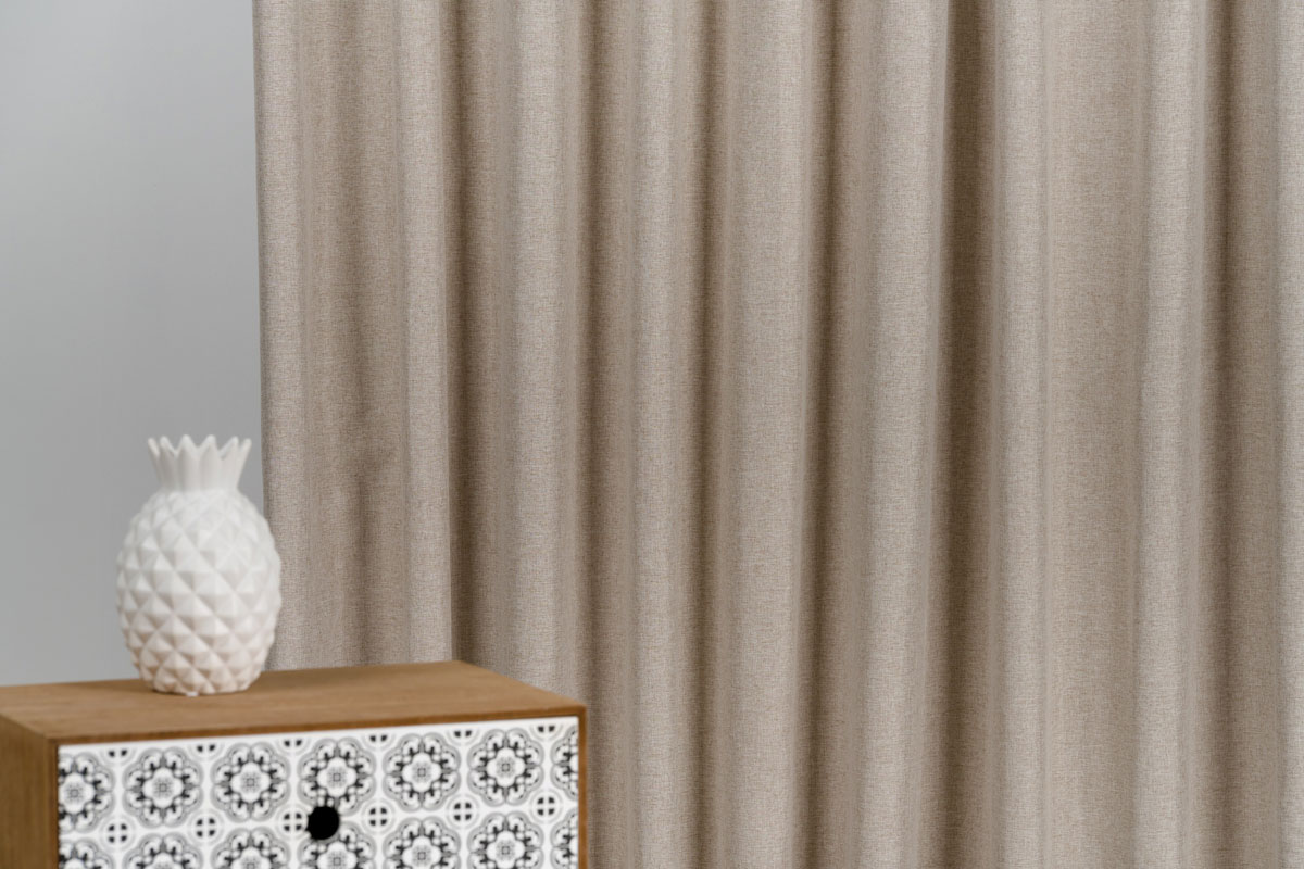 Atlas Curtain beige fabric