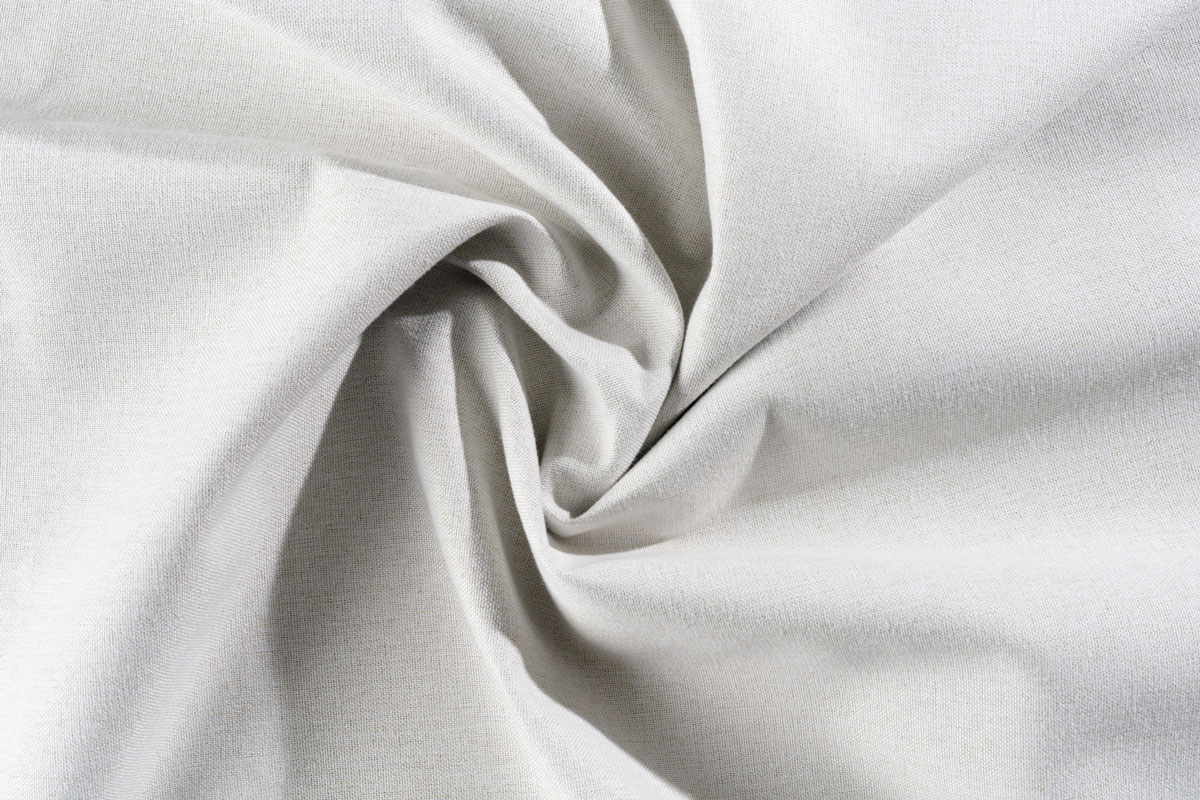 Atlas Curtain white fabric