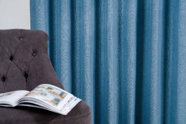 Atlas Curtain blue fabric