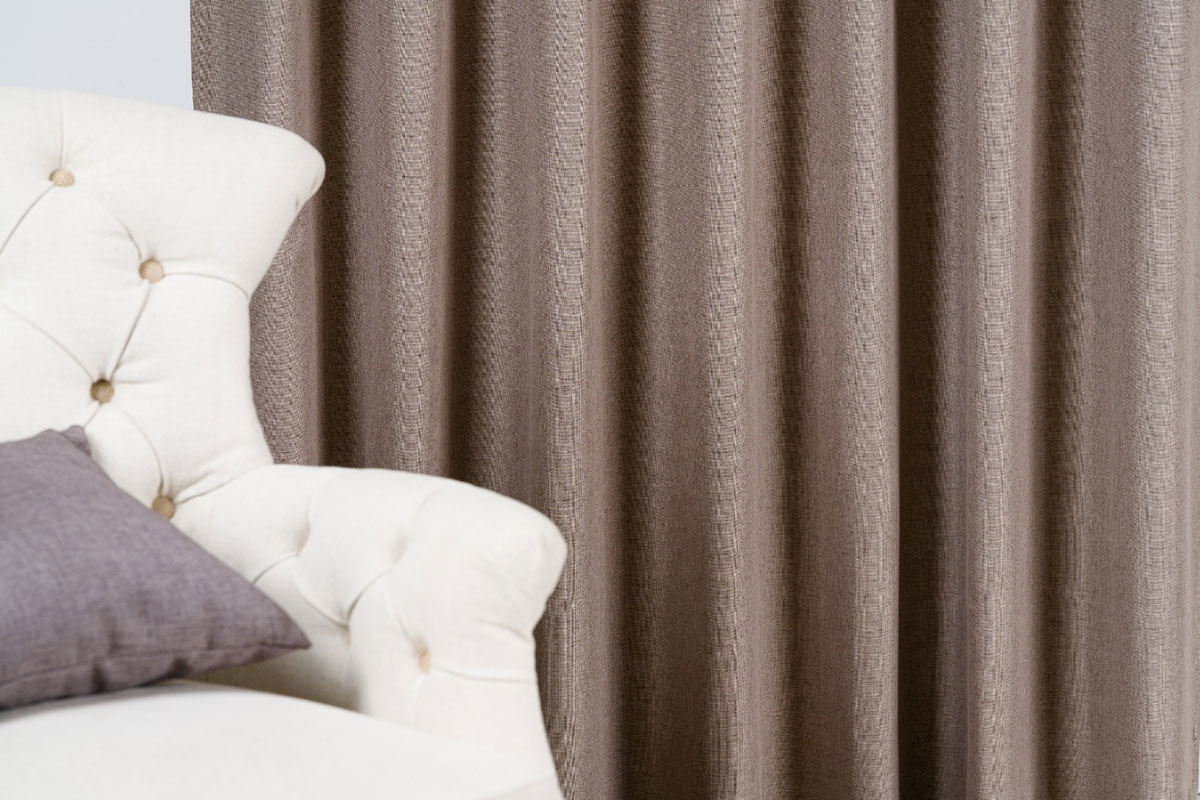 Atlas Curtain coffee fabric