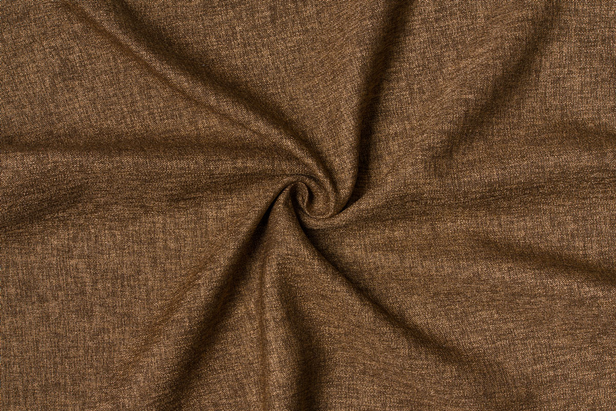 Madras Curtain coffee fabric