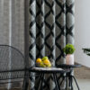 Atticus Curtain grey fabric