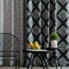 Atticus Curtain grey fabric
