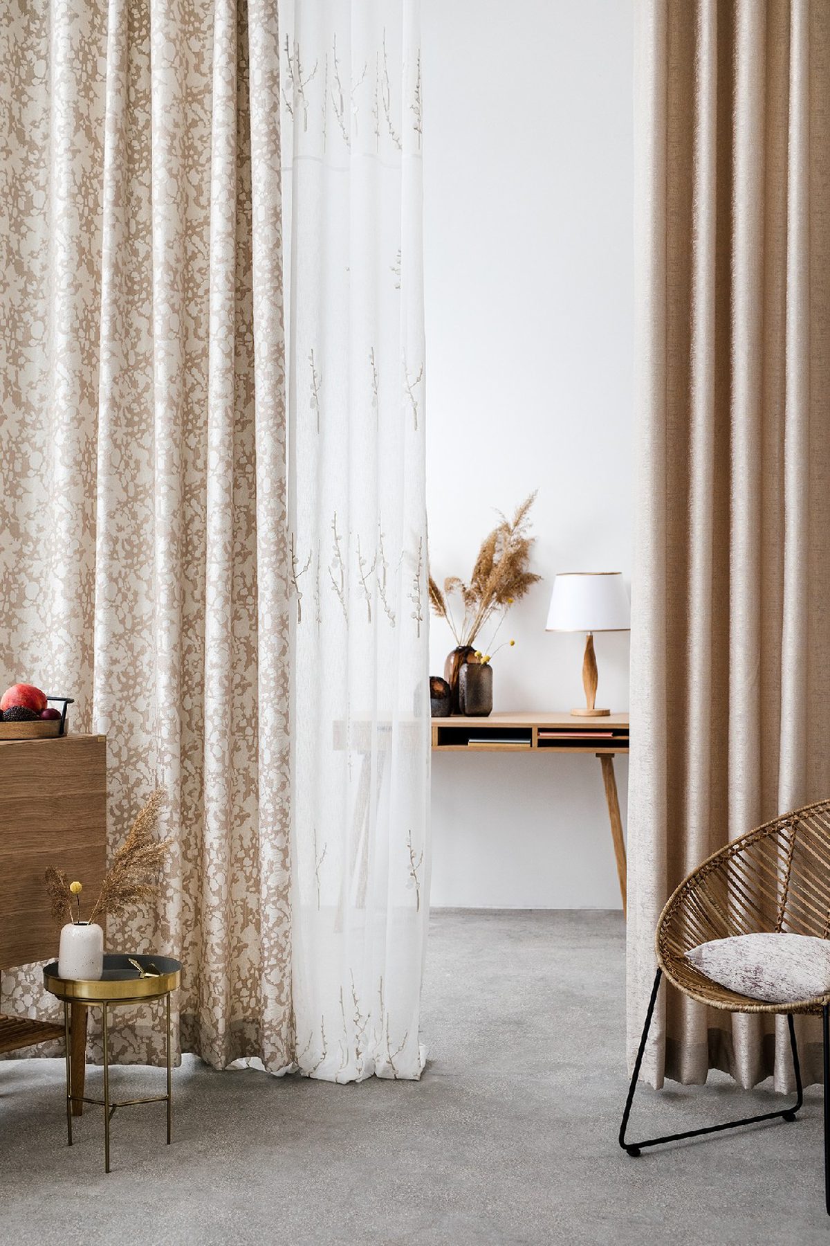 Amalfi white colored material