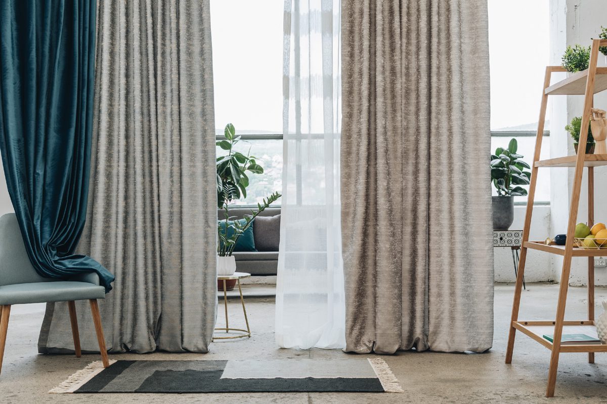 Amalfi grey colored material