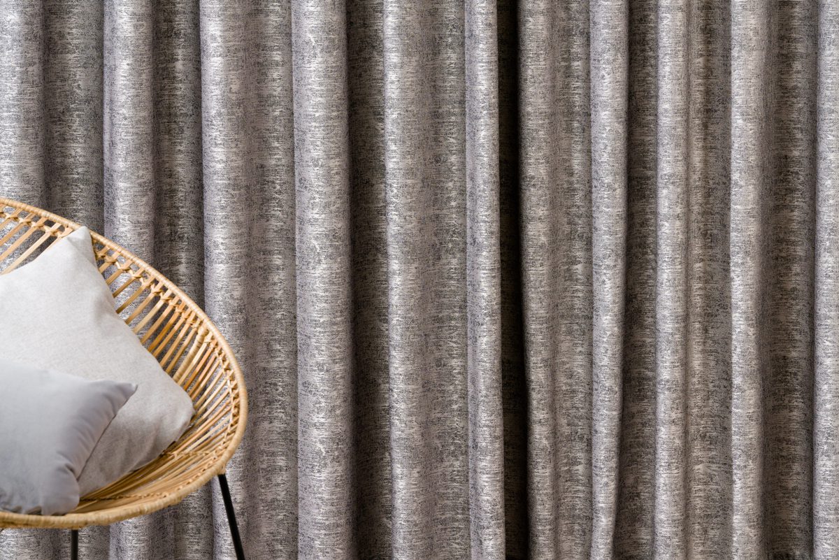 Amalfi grey colored material