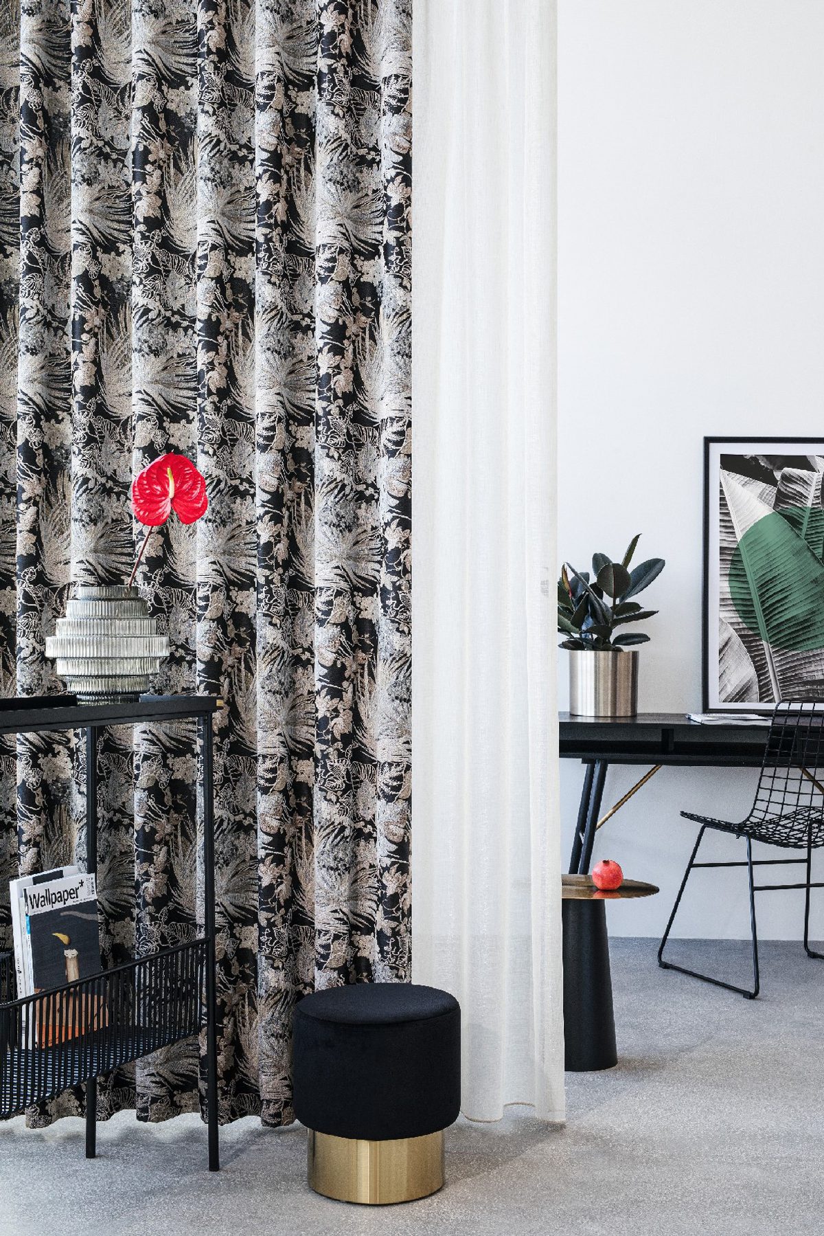 California black colored material