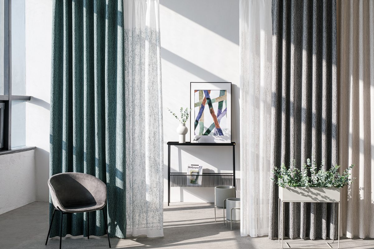 lamezza blue colored material