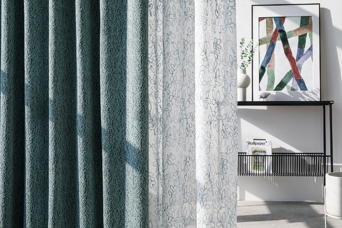 lamezza blue colored material