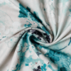 lavie blue colored material curtain