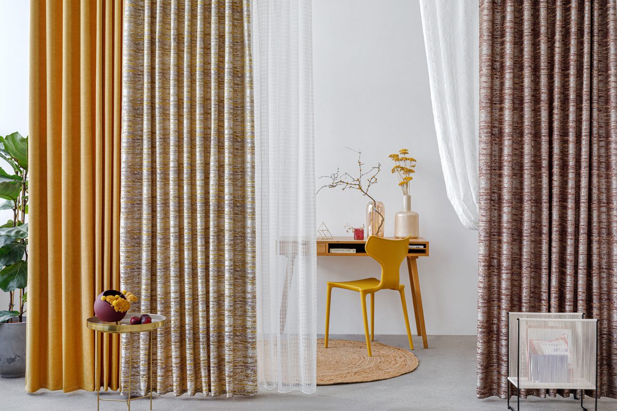 mohave multicolor colored material curtain